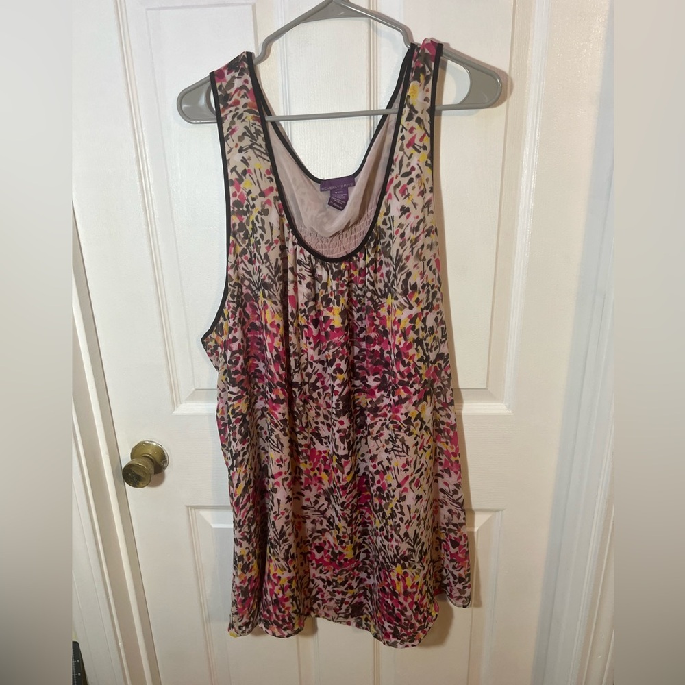 Women's Multicolor Sleeveless Top